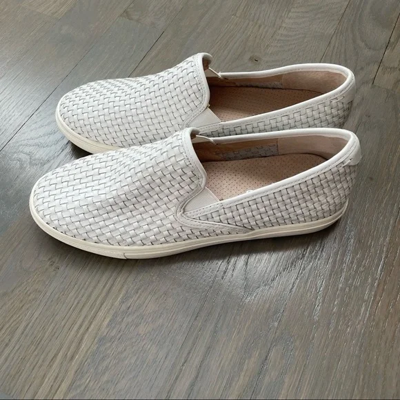 J/Slide woven white loafer sneakers -sz 7 - Picture 2 of 5